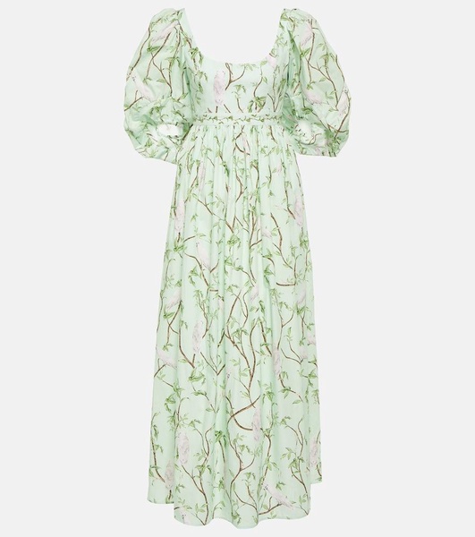 Vivianne Cacatua printed cotton maxi dress