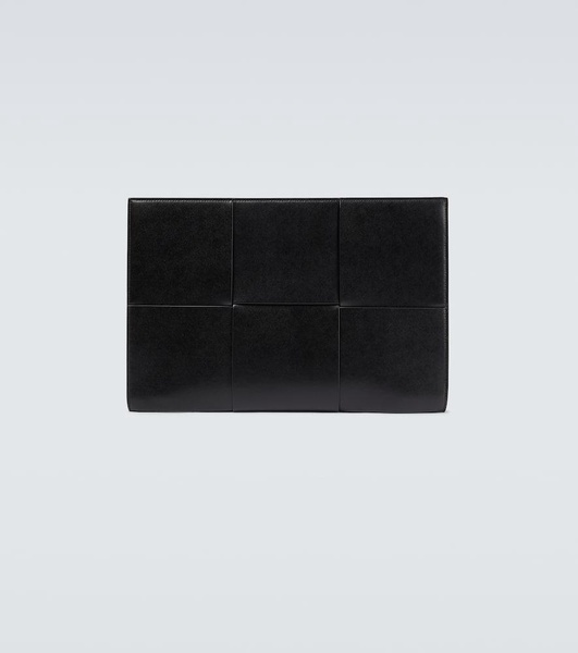 Arco Intreccio leather portfolio bag