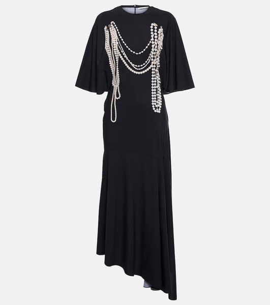 Trompe l'oeil midi dress