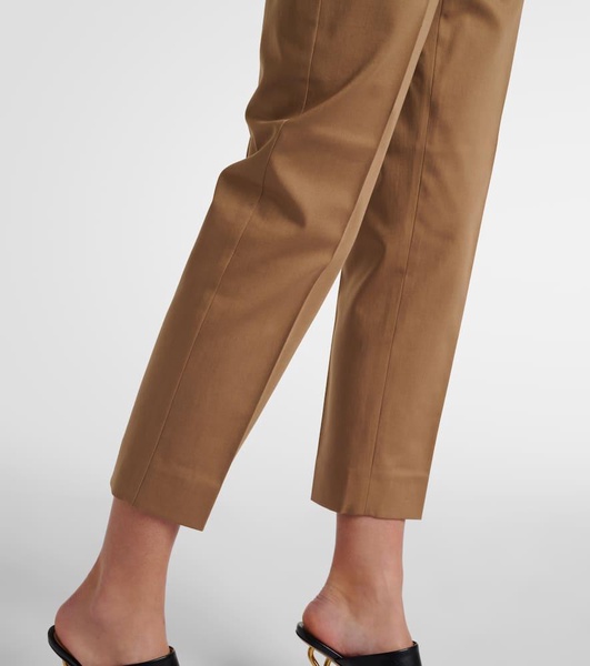 Lince cropped cotton straight pants