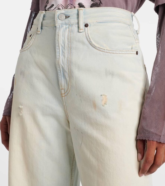 Shorebreak cut-out straight jeans
