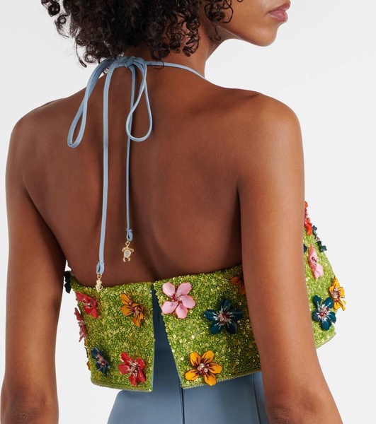 Yasmine embellished minidress