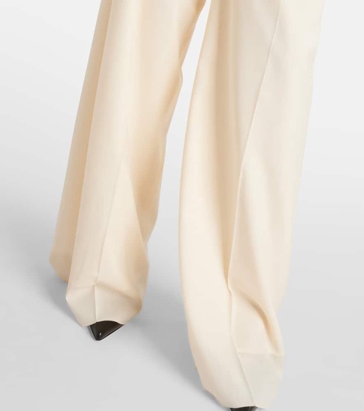 Piombo virgin wool wide-leg pants