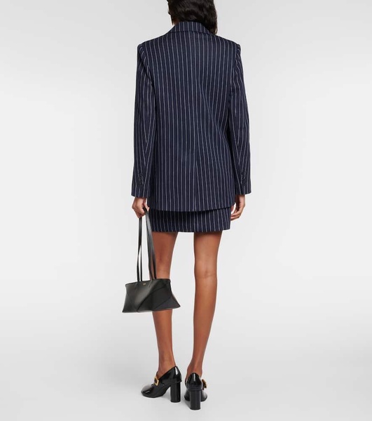 Aceri pinstripe jersey blazer