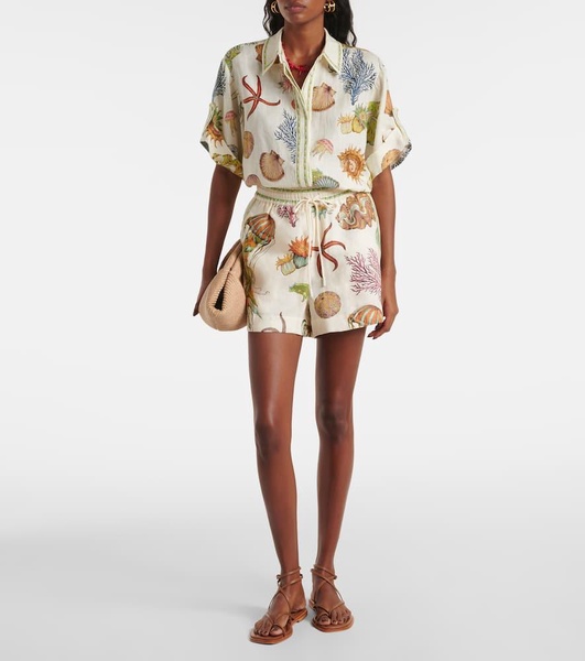 Sea linen shirt