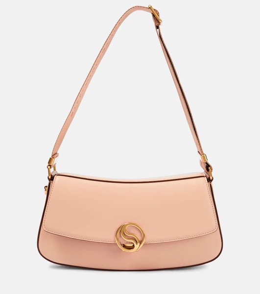 S-Wave faux leather shoulder bag