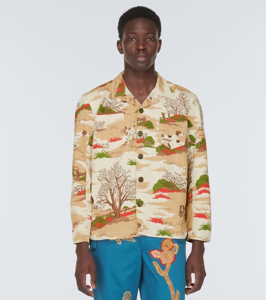 Printed cotton shirt