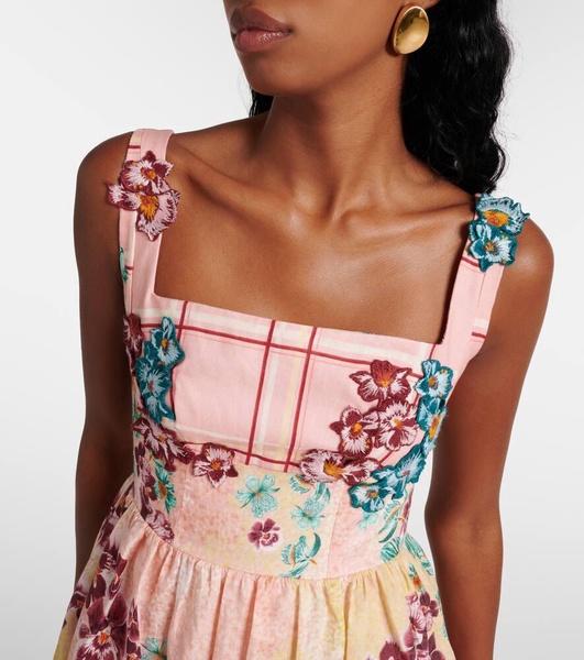 Miramar Prado linen midi dress