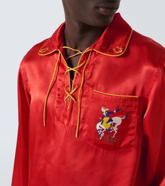 Bronco embroidered shirt