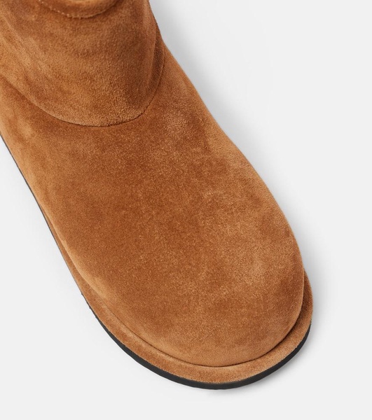 Heidi shearling-lined suede ankle boots