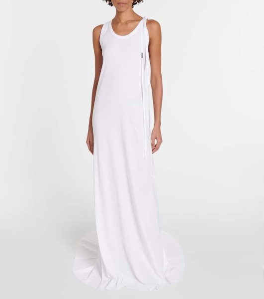 Fernande flared cotton gown