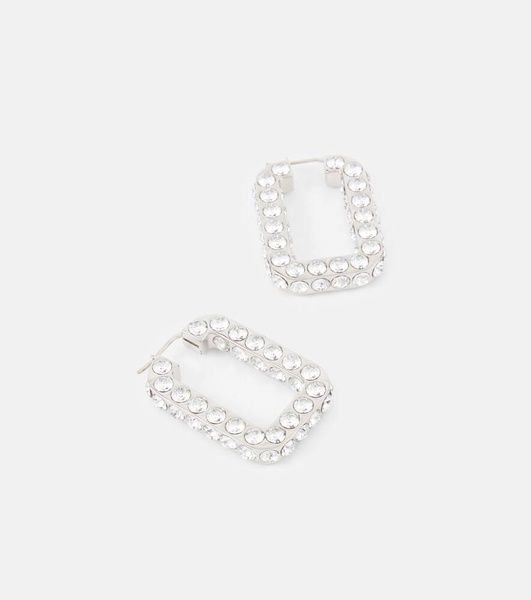 Charlotte embellished hoop earrings