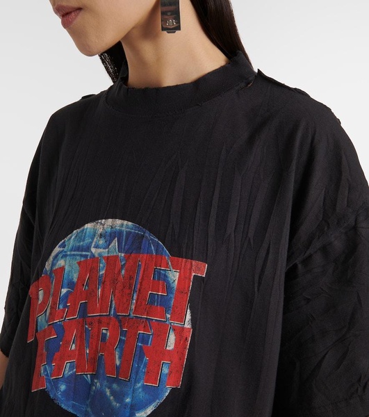 Planet Earth cotton jersey T-shirt