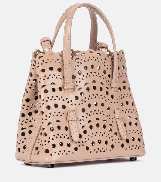 Le Mina 16 Vienne Wave leather tote bag