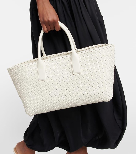 Cabat Small leather tote bag