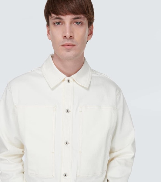 Logo denim shirt