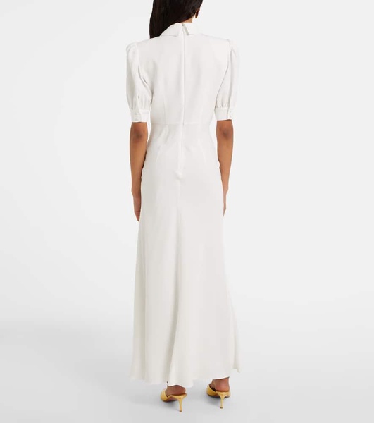 Satin midi dress
