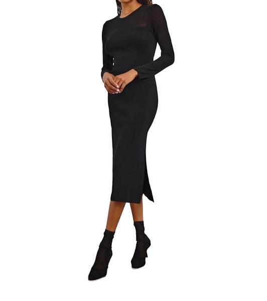 luz dress in black