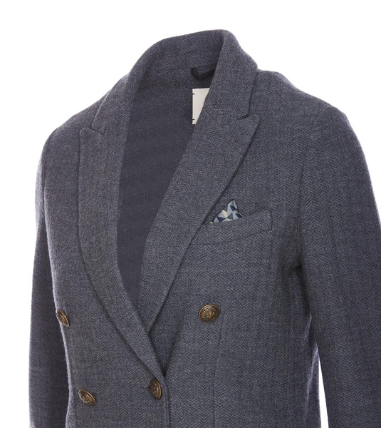 Double Breasted Button Jacket
