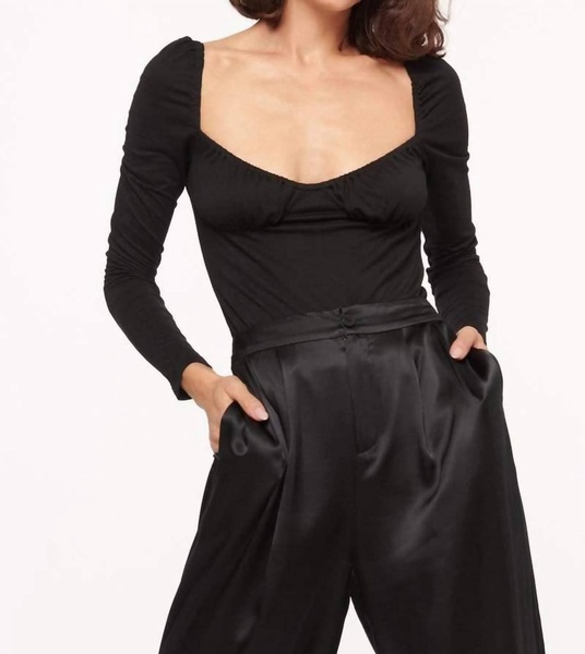 cooper bodysuit in black