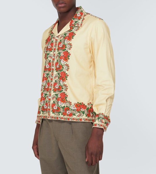 Winter Bouquet cotton shirt