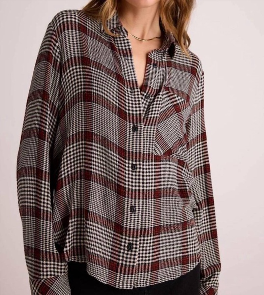 tail button down pocket shirt in winter glen plaid