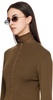 Gold Signature C Geometrical Metal Sunglasses