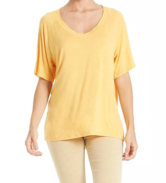 taylor raglan sleeve top in marigold