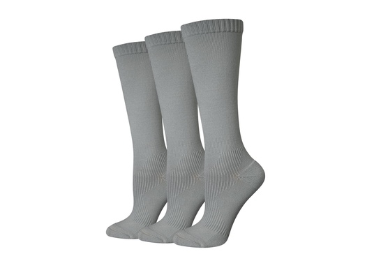 Amazon Essentials Women's Compression Socks, 3 Pairs