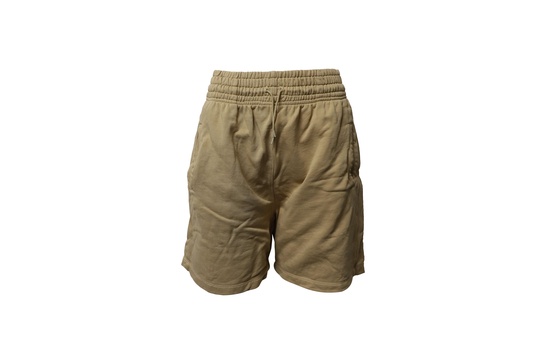 boxing track shorts in brown cotton