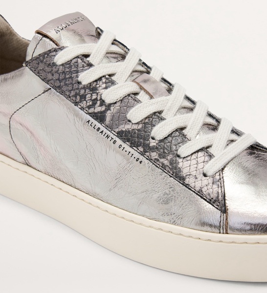 Leather Shana Metallic Sneakers