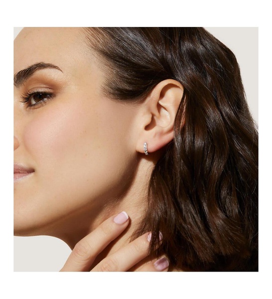 - Huggie Hoop Earrings - Suzanne Silver