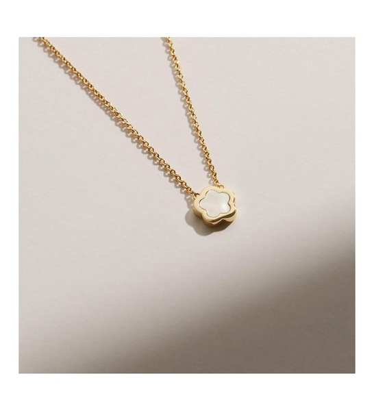 Mother of Pearl Inlay Flower Pendant - Saya