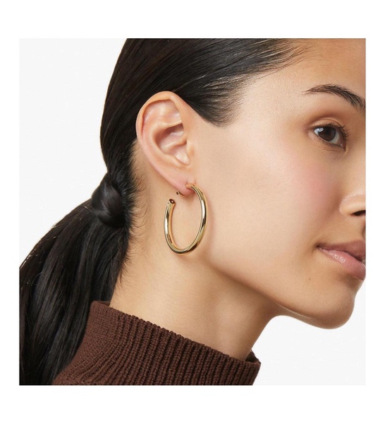 Hoop Earrings - Tia Medium Gold