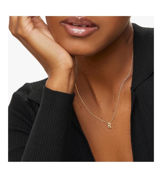 Gold Initial Necklace - Letter Necklace