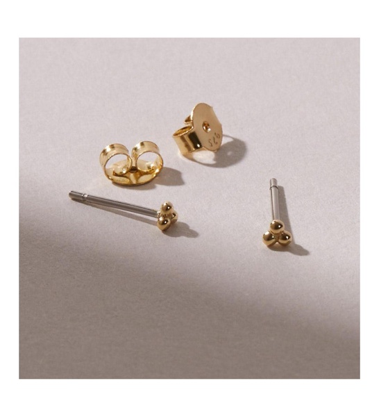 Beaded Stud Earrings - Tiva
