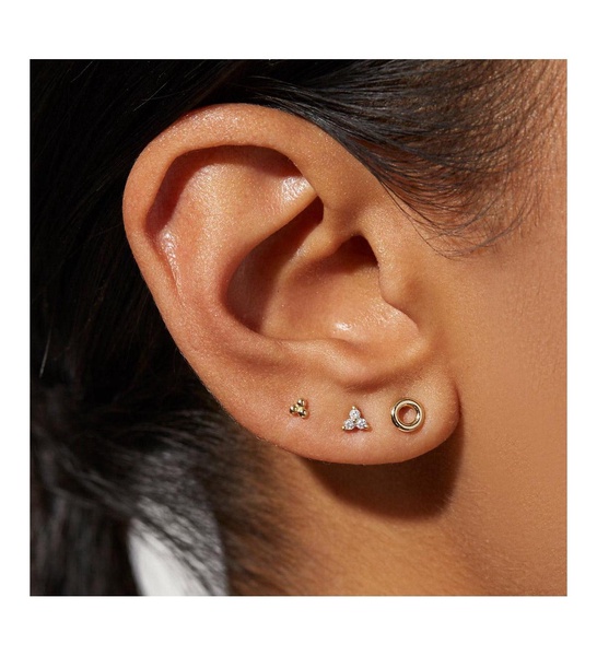 Beaded Stud Earrings - Tiva