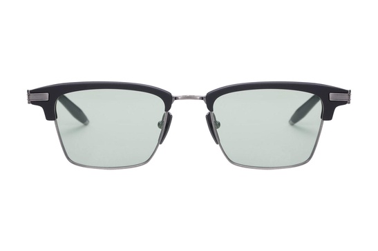 Galileo - Matte Black & Antique Silver - 52 Eyeglasses Glasses