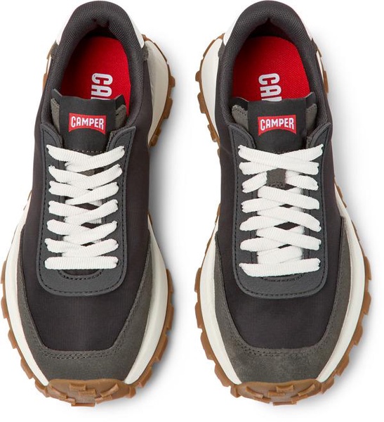 Multicolor Recycled PET and Nubuck Sneakers for Women.