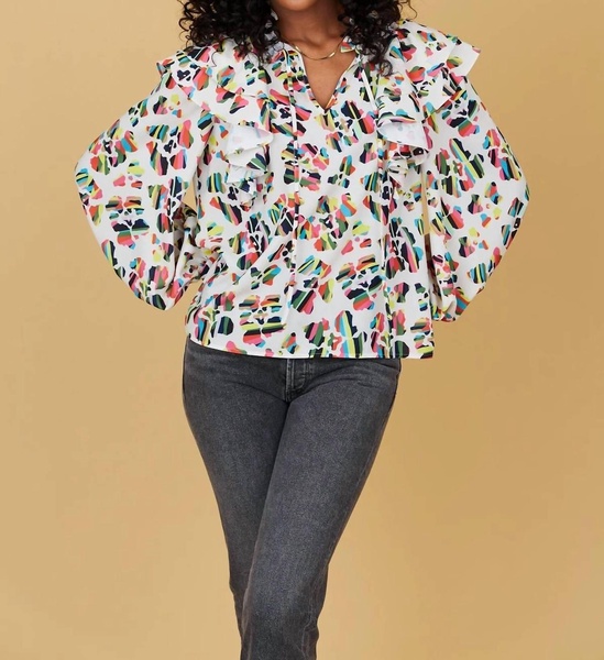 grady blouse in panthera