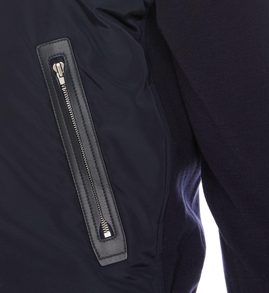 High-neck Zipped Jacket