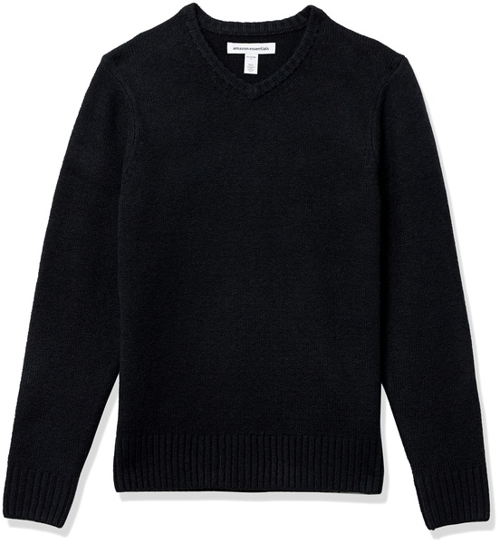 Amazon Essentials Men's Long-Sleeve Soft Touch V-Neck Sweater