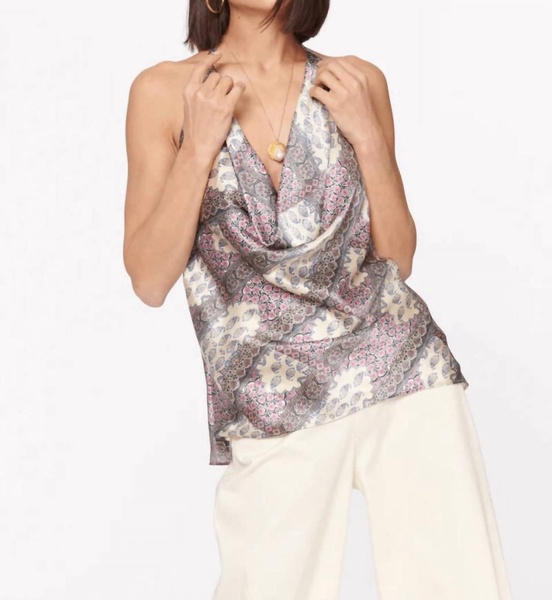 jackie cami in patchwork paisley