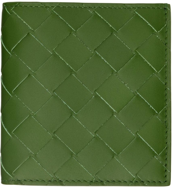 Green Slim Bifold Wallet