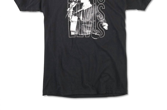 men's elvis tee in black