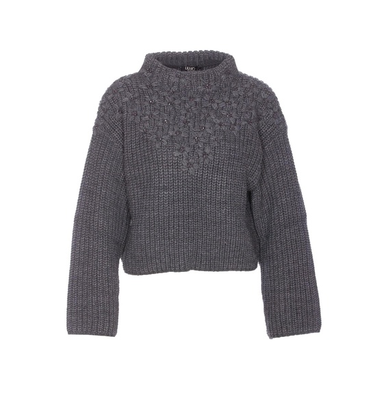 Knitted Embroidery Sweater