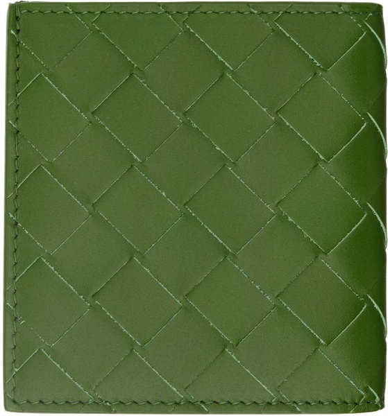 Green Slim Bifold Wallet