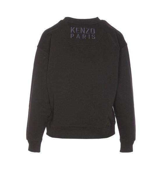Happy Tiger Embroidered Sweatshirt