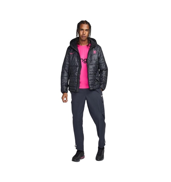 Men's Black Chelsea Third Synthetic Filled Fleece Lined Full-Zip Jacket