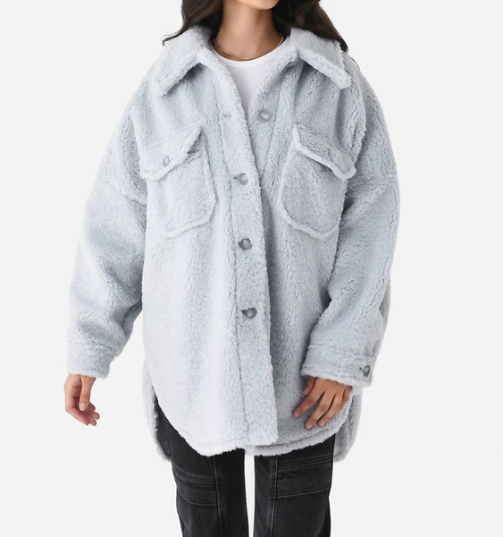 cambrie jacket in light blue